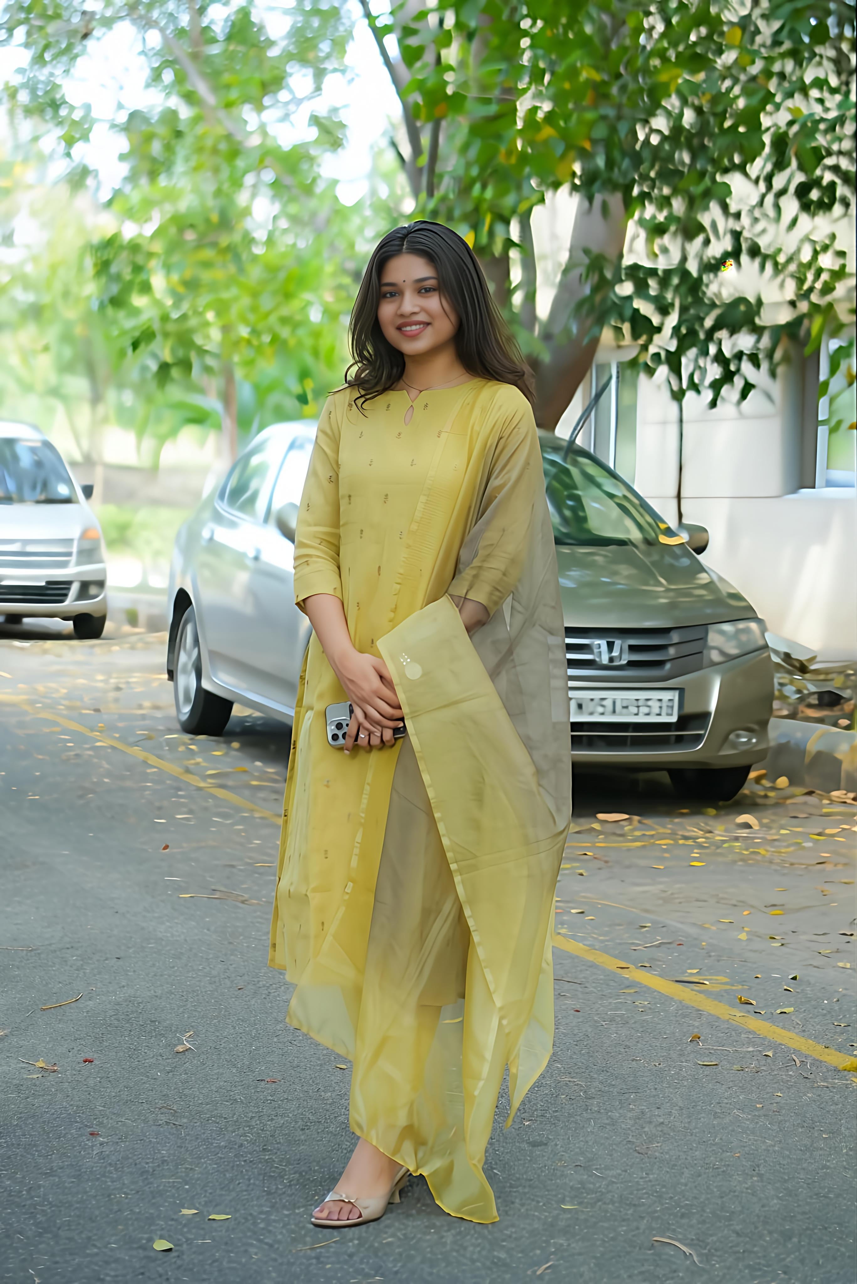 Sunlit Serenity 3 Piece Suit