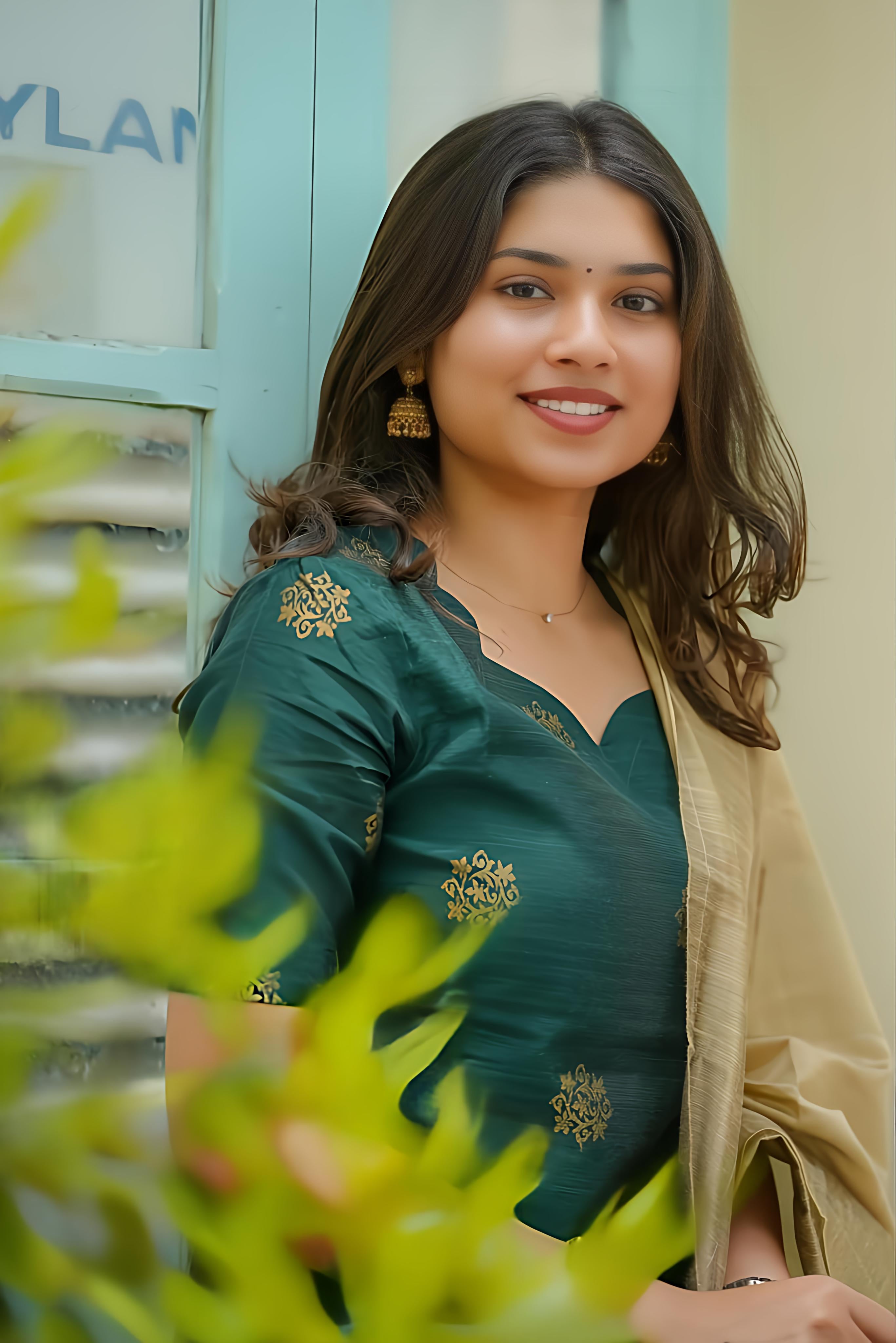 Classic Green Raw Silk Kurti With Matching Straight Pants Paired