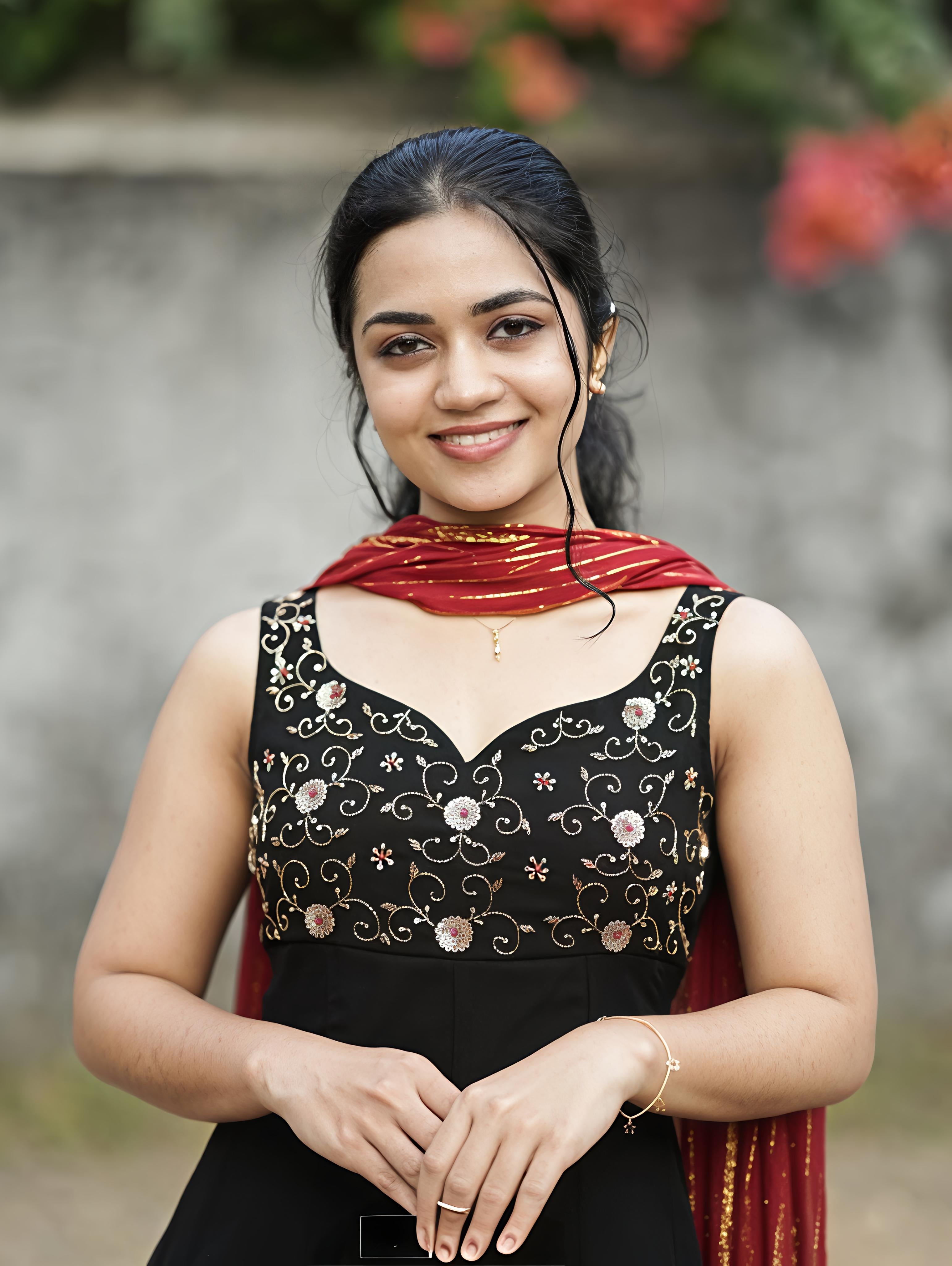 Faux Georgette Anarkali